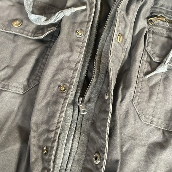 Dickies Mens med 38/40 Work Jacket Layered Look Hooded Quilted Lining no tears - Picture 5 of 9